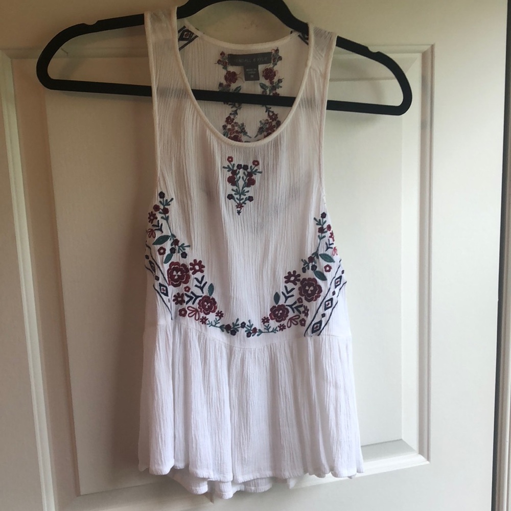 Kendall X Kylie Floral Tank Top